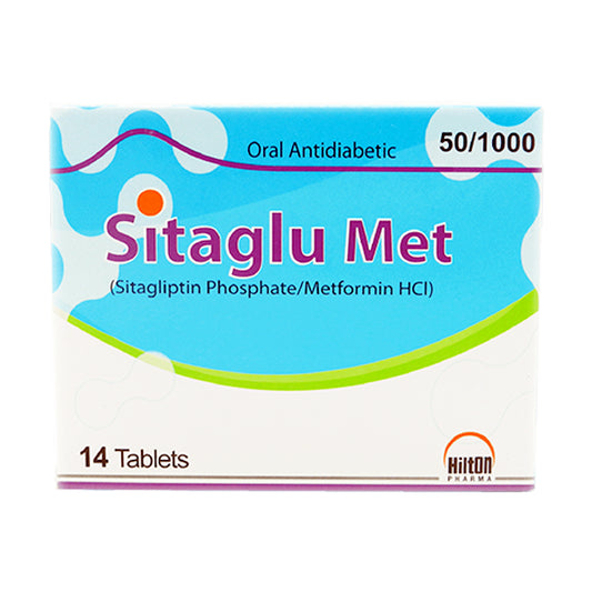 Sitaglu Met Tablets 50/1000mg (1 Box = 4 Strips)