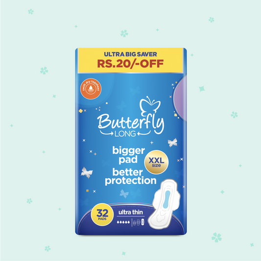 butterfly ultra big saver sanitary pads long xxl 32pcs